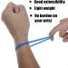 100 PCS Thin Blue Silicone Bracelets - Elastic Rubber Wristbands for Women, Men, Teens - Buy Online on SooperMarket.com