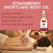 Strawberry Shortcake Body Oil Handcrafted Body Oil Body Juice Oil Body Moisturiser Facial Oil Body Oil for Dry Skin Hydrating & Nourishing Skin Firming Relaxation Fresh Smell - Buy Online on SooperMarket.com