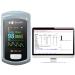 EMAY Sleep Oxygen Monitor with PC Software & App | Bluetooth Pulse Oximeter Rechargeable for Overnight & Continuous SpO2 Tracking with 72 Hours Built-in Memory | Gives Informative Report & Analysis