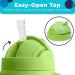 3-in-1 Weighted Straw Sippy Cup Conversion Kit for Comotomo Bottles | 2 Pack Green | Compatible with 5 & 8 oz Bottles | Versatile Extended Use | Comotomo Straw Cup Converter - Buy Online on SooperMarket.com