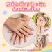 Modelones 144Pcs Press on Nails for Kids | Glitter Gradient Acrylic Fake Nails | Perfect Gift for Girls A2-Butterfly Unicorn - Buy Online on SooperMarket.com