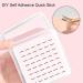 Self Adhesive Eyelash Strips 3 Sheets Long Lasting Reusable Self Adhesive Eyelash Strips for False Eyelashes (6mm) - Buy Online on SooperMarket.com