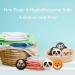 8PCS Wool Dryer Balls - Cute Animal Design 100% Natural New Zealand Wool Chemical-Free Reusable Anti-Static Laundry Solution - Buy Online on SooperMarket.com