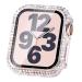 Surace Compatible with Apple Watch Case 40mm for Apple Watch Series 6/5/4/3/2/1 Bling Cases with Over 200 Crystal Diamond Protective Cover Bumper for 38mm 40mm 42mm 44mm (40mm Clear) Apple Watch Case-Clear 40mm