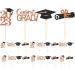 BAOK Graduation Cupcake Toppers - Graduation Theme Cupcake Toppers Class of 2023 Graduation Caps Cupcake Picks for Party Cake Decorations Supplies Rose Gold - Buy Online on SooperMarket.com