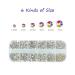 2880 Pcs Nail Art Rhinestones Kit with Tweezers and Drill Pen - MAEXUS Nail Gems for DIY, Face Make-up, and Professional Use - Buy Online on SooperMarket.com