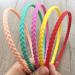 Pack of 12 Thin Hair Bands for Girls & Women - Yazon Model 2 Plastic with Teeth Narrow | International Shipping Available - Buy Online on SooperMarket.com