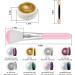 Lofuanna Chrome Nail Powder Set - 8 Colors Mirror Effect Holographic Pearl Iridescent Glitter Manicure Kit | Nail Art Deco with Eyeshadow Sticks and Dust Brush - 1g/0.5g Jar - Buy Online on SooperMarket.com