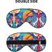 Colorful Tropical Sea Fish Soft Sleep Eye Mask | Breathable Eye Patch for Women | Perfect for Travel & Relaxation - Buy Online on SooperMarket.com