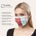 50x Medical Face Masks - Made in Germany CE Certified Type IIR 99.78% BFE One-Way Protection Adult Size Red - Buy Online on SooperMarket.com