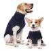 Heywean Dog Sweatshirt Stretch Fleece Vest Warmer Dog sweater sweater for small and medium-sized dogs Pets Winter clothing for indoor and outdoor use L (Pack with 1) Dark blue