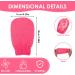 Sibba 2 Pairs Exfoliating Gloves for Body Scrubbing and Tan Removal - Red Exfoliating Mitt for Shower Bath - Effective for Dead Skin and Keratosis Pilaris - Buy Online on SooperMarket.com
