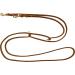 Dogeleine Adjustable Fat Leather Leash for Small & Large Dogs 2m to 5m Lengths in Cognac - Buy Online on SooperMarket.com