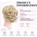 REECHO 9 Short Ponytail Extension Classic Loose Curly Wavy Claw Clip Hair Extension HP001 - Medium Blonde - Buy Online on SooperMarket.com