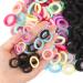 200 Pcs Mini Seamless Baby Hair Bands - Candy Color Cotton Hair Ties for Girls, Infants, Toddlers - 2cm Diameter - Buy Online on SooperMarket.com