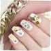 Gogogmee 4 Sheets Face Stickers Manicure Stickers Face Jewelry Gems for Hair Stickers for Nails Flat Back Embellishments Makeup Rhinestones for Eyes Eye Rhinestones Makeup Nail Gems Resin - Buy Online on SooperMarket.com