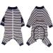 Large Dog Clothes Dog Pajamas Jumpsuit Flexible Breathable Zipper Soft Cotton Striped Dog Jumpsuit Costume Apparel for Medium Dogs Large Dogs (7-Back length-55cm Black) 7--Back length--55cm Black - Buy Online on SooperMarket.com