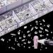 600 Clear Diamonds + 2500 Flat Rhinestones Kit for Nail, Shoes, Clothes, Jewels - DIY Nail Art Decorations - Buy Online on SooperMarket.com