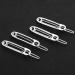 WLLHYF 12PCS Goth Snap Clip Silver Hair Clips - Vintage Charms Hairpin for Women Girls | Hip Hop Jewelry Accessories - 90s Style Aesthetic Gift - Buy Online on SooperMarket.com