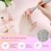 Premium Nail Dust Brush with Rhinestones - Fluffy Acrylic Duster for Nail Powder Removal | Essential Nail Tool - Buy Online on SooperMarket.com