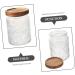 Alipis 2pcs Glass Jar Cereal Container Candy Jar Canisters Household Dried Food Container Household Storage Jar Candy Container Storage Accessory Snack Holder Cereals Wood Tea - Buy Online on SooperMarket.com
