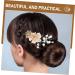 ABOOFAN 1 Pair Bridal Hair Accessories Wedding Hair Accessories Fairy Jewelry for Women Hair Comb Wedding Hair Combs for Wedding Hair Combs for Women Decorative Light Luxury Hairpin Bride - Buy Online on SooperMarket.com