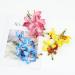 8 Pack Artificial Orchid Flower Hair Clips - Tropical Floral Barrettes for Women - Wedding Bridal Hair Accessories - Buy Online on SooperMarket.com