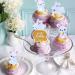 Easter Bunny Cake Decoration Set - 36 Rabbit Cupcake Picks & Kids Birthday Party Decor - Buy Online on SooperMarket.com