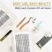 D Curl 10mm Volume Cluster Lashes B&Q 72 Clusters | Soft DIY Wispy Eyelash Extensions - D-10mm B37 - Buy Online on SooperMarket.com