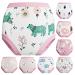 Yufanlili 8 Pack Baby Potty Training Underwear,Cotton Toddler Absorbent Training Pants,Toddlers Pee Training Diaper Underwear 2T-3T Pink 2-3T Pink