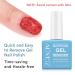 Professional Gel Nail Polish Remover | Quick & Easy 2-5 Min Removal | 4-Piece Set with Scraper | Gentle on Nails - Buy Online on SooperMarket.com