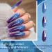 28g Blue & Purple Glitter Color Change Dip Powder Nails - Long-lasting No UV Light Needed (W-No.5) | International Shipping - Buy Online on SooperMarket.com