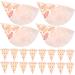 Didiseaon 200 Pcs Popcorn Bag Clear Goody Bag Kids Cone Bags Piping Bags Kids Snack Bag Halloween Treat Bags for Candy Mini Popcorn Boxes Halloween Cone Bags Child Waffles Paper Glass - Buy Online on SooperMarket.com