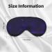 Purple Starry Sky Soft Sleep Eye Mask - Breathable Eye Patch for Women | Perfect for Travel & Relaxation - Buy Online on SooperMarket.com