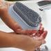 FACYNDE Needle Cleaning Brush - Stylish Fingernail Peeling Brush with Loop for Effective Nail Care - Unisex Pedicure Tool in Gray - Buy Online on SooperMarket.com