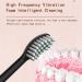 ELEWealth Sonic Electric Toothbrush - 18 Gear, 6 Modes, 2-Minute Timer, IPX7 Waterproof, USB Charging - Black - Buy Online on SooperMarket.com