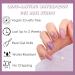 Semi Cured Gel Nails Strips 20PCS Burple Glitter Self Adhesive Gel Nail Stickers Soft Full Nail Wraps Waterproof Gel Nail Strips Decal with Nail File & Stick UV/LED Lamp Required - Buy Online on SooperMarket.com
