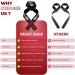 BEAST RAGE Weight Lifting Straps - Padded Wrist Support for Gym Bodybuilding - Non Slip Dumbbell Bar Wraps for Power Deadlift - Advanced Grips for Heavy Duty Exercise - Black - Buy Online on SooperMarket.com
