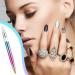 TIESOME Rhinestone Picker Tool with Wax Tip Nail Rhinestone Picker Dotting Wax Pen Nail Dotting Tool Rhinestone Pickup Applicator Tool Gem Picker Tool for DIY Nail Art - Buy Online on SooperMarket.com