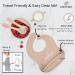 Bebefant Baby Weaning Set | Suction Bowl, Plate, Cup, Bib, Fork & Spoon | Baby Led Weaning Feeding Set - Neutral (Light Brown) - Buy Online on SooperMarket.com