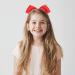 Whales Red Hair Loops - 2-Piece Big Ripband Elastic Hair Bands | Cheer Bows & Ponytail Holders for Girls & Toddlers - Buy Online on SooperMarket.com
