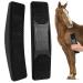 Tuofang 6-in-1 horse brush massage comb for horses horse brushes for cleaning multifunctional horse grooming brush brushes horses root brush (black)
