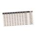 Beavorty 9 Sheets Waterproof Eyebrow Stickers 6d Cosmetic Stencil 21x14.7cm Brown