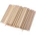 RYFAB 200 Packs Wood Sticks Double Sided Nail Art Multifunctional Cuticle Pusher Remover Manicure Pedicure Tool