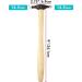 Beadsmith Sharp Texturing Hammer - 9 Wooden Handle, 73.5mm Steel Head, 1.2oz, Two 12mm Faces - Metalwork Texturing Tool for Patterns & Dimension - Buy Online on SooperMarket.com
