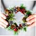 HOMSFOU 175 Pcs Christmas Wreath Decoration Red Berries Pine Needles Fake Fruit Home Decor Bouquet Flower Picks Diy Crafts Photography Eucalyptus Fruits Dried Fruit Self Made Ornaments Assorted Colorx5pcs 2.2x2.2cmx5pcs - Buy Online on SooperMarket.com