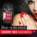 Ardell Nail Addict - Cherry Red | 24 Press-On Artificial Nails Set with Glue & File | Stunning Long Red Fingernails for Easy Application - Buy Online on SooperMarket.com