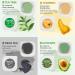 Face Masks - Mix Clay Masks - Pink Green Tea Aubergine Avocado Clay Mask - For All Types of Skin Face Masks with Mask Brush (12) - Buy Online on SooperMarket.com