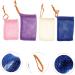 FOYTOKI 8pcs Soap Bag Foaming Net Mesh Soap Savers Pocket Organizer Pouch Bath Scrubber Sisal Soap Bag Nylon - Buy Online on SooperMarket.com