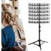 predolo Braiding Hair Rack Standing Standing Braid Rack 144 Pegs Double Sided Standing Hair Stand for Braiders Hairstylists black - Buy Online on SooperMarket.com